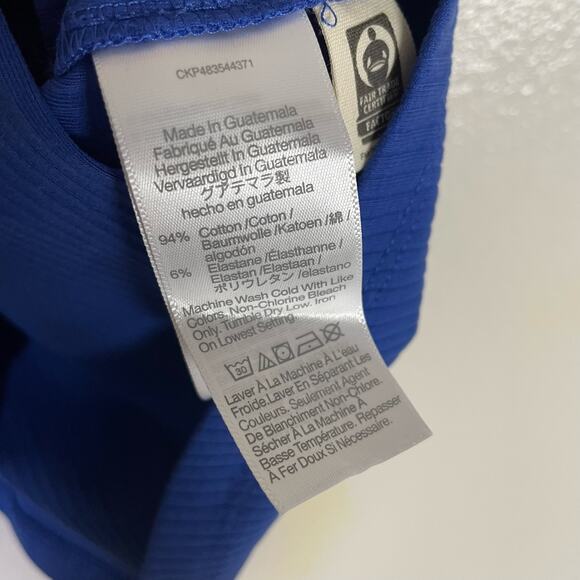 Madewell The Tailored Cool Sculpt Luma Crop Summer Tank Top US Women's XXS New - Picture 4 of 6